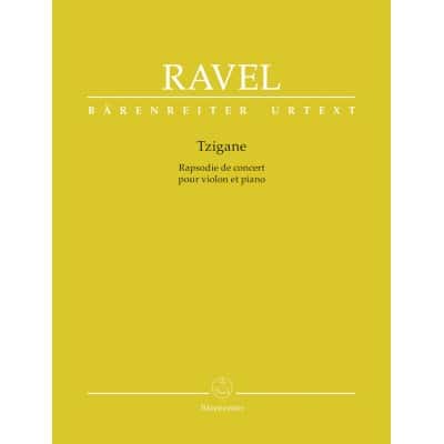 RAVEL MAURICE - TZIGANE - VIOLON & PIANO