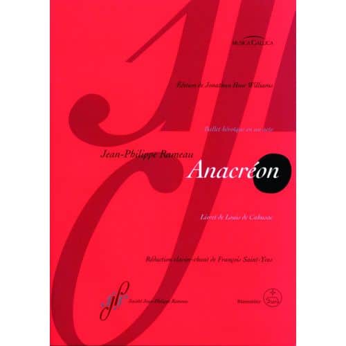 RAMEAU J.P. - ANACREON - CHOIR