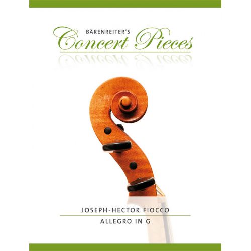 FIOCCO J.H - ALLEGRO IN G - VIOLON & PIANO