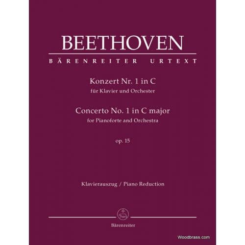 BARENREITER BEETHOVEN L.V. - KLAVIERKONZERT N°1 IN C OP.15 - PIANO REDUCTION