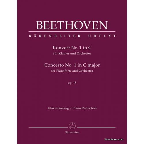 BEETHOVEN L.V. - KLAVIERKONZERT N°1 IN C OP.15 - PIANO REDUCTION