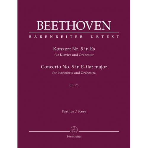 BEETHOVEN L.V. - CONCERTO FOR PIANOFORTE AND ORCHESTER N°5 OP.73 - SCORE