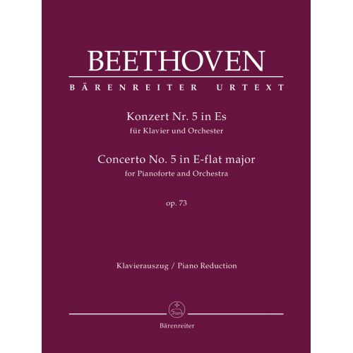 BEETHOVEN L.V. - CONCERTO FOR PIANOFORTE AND ORCHESTER N°5 OP.73 - PIANO REDUCTION