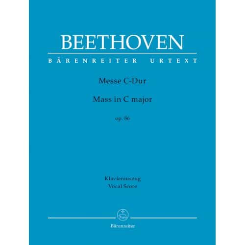 BEETHOVEN L.V. - MASS C MAJOR OP.86 - VOCAL SCORE 