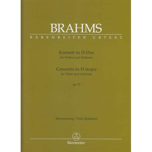 BRAHMS J. - KONZERT IN D-DUR OP. 77 - VIOLON, PIANO 