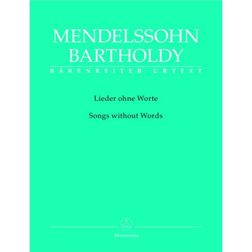 MENDELSSOHN BARTHOLDY F. - SONGS WITHOUT WORDS - PIANO