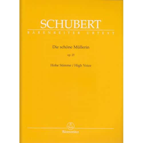 SCHUBERT F. - DIE SCHONE MULLERIN - VOIX HAUTE ET PIANO