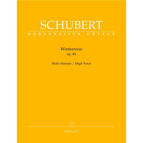 SCHUBERT - WINTERREISE OP.89 D 911 - HIGH VOICE