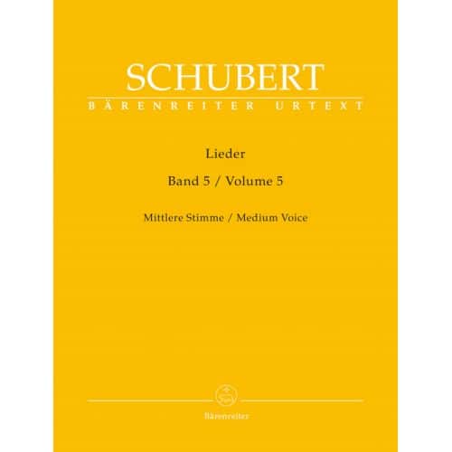  Schubert Franz - Lieder Vol.5 - Medium Voice