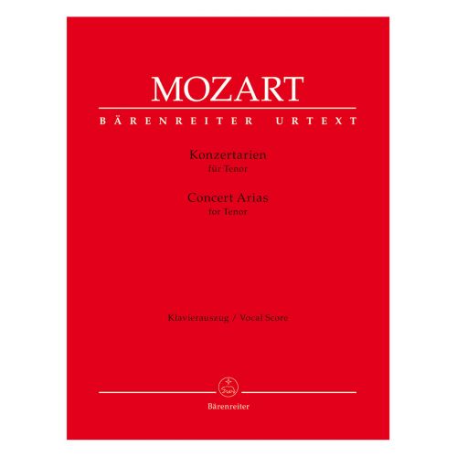 BARENREITER MOZART W.A. - CONCERT ARIAS FOR TENOR