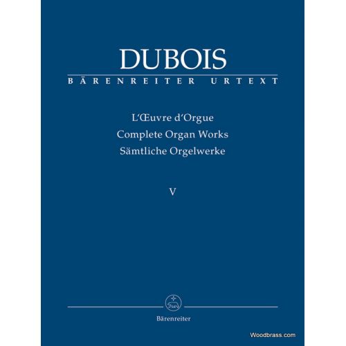 DUBOIS T. - Lâ€™Å’UVRE D'ORGUE VOL.5