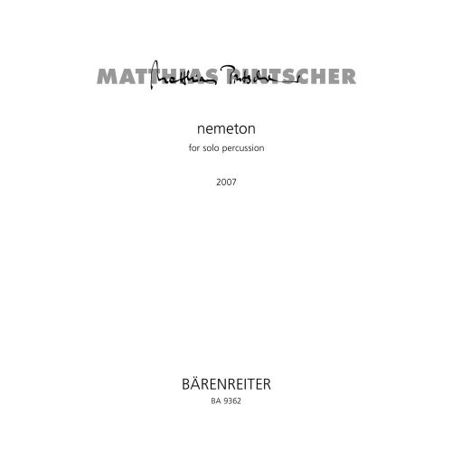 PINTSCHER M. - NEMETON - PERCUSSION SOLO (2007)