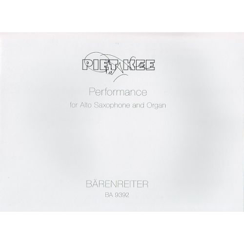 BARENREITER KEE PIET - PERFORMANCE