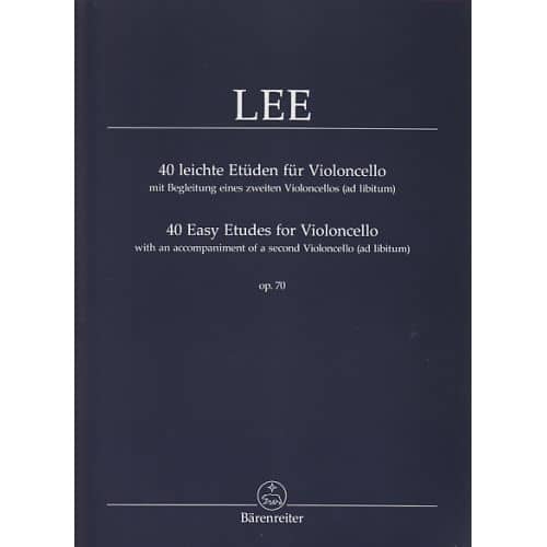 LEE S. - 40 LEICHTE ETÃœDEN FÃœR VIOLONCELLO