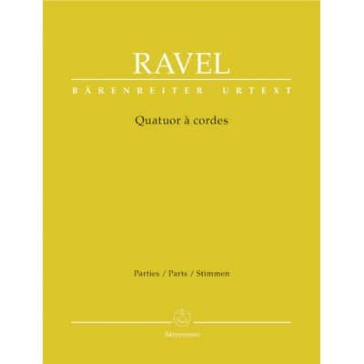  Ravel Maurice - Quatuor A Cordes - Parties Separees