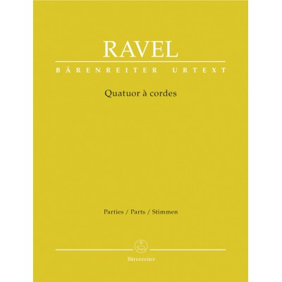 RAVEL MAURICE - QUATUOR A CORDES - PARTIES SEPAREES