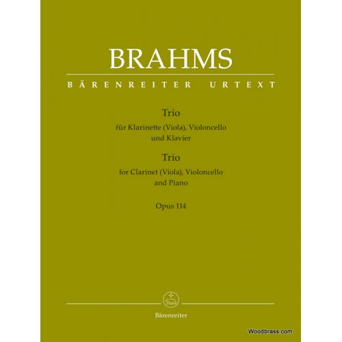 BRAHMS J. - KLARINETTENTRIO OP.114 - SCORE & PARTS