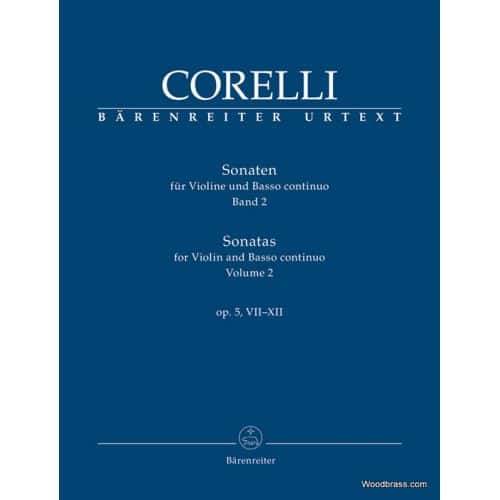 CORELLI A. - SONATAS FOR VIOLIN AND BASSO CONTINUO OP.5, VII-XII VOL.2