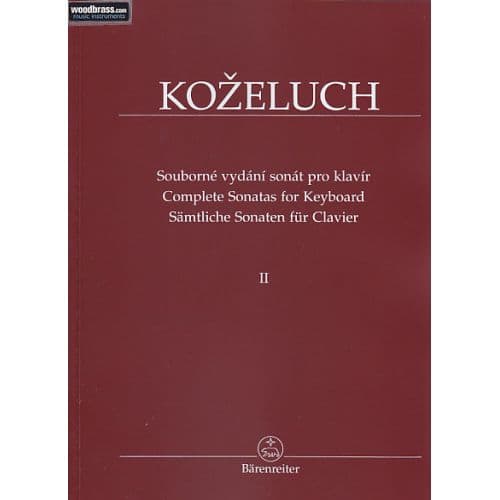 KOZELUCH L. - COMPLETE SONATAS FOR KEYBOARD VOL.2