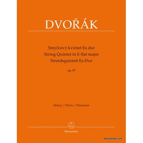 DVORAK A. - STRING QUINTET IN E-FLAT MAJOR OP.97 - PARTS