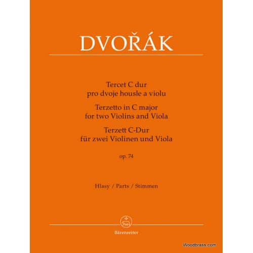 DVORAK A. - TERZETTO IN C MAJOR OP.74 - PARTS