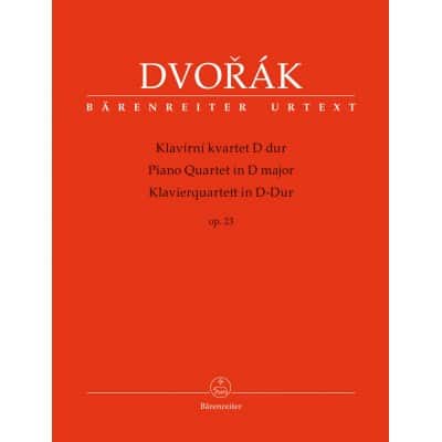 DVORAK A. - PIANO QUARTET IN D MAJOR OP.23