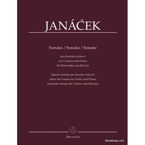JANACEK L. - SONATA FOR CLARINET & PIANO