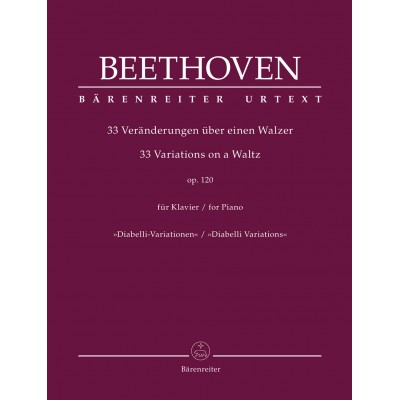 BEETHOVEN L.V. - 33 VARIATIONS ON A WALTZ OP.120 