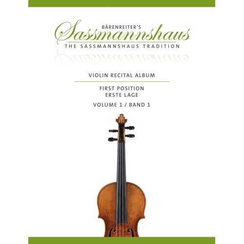 BARENREITER SASSMANNSHAUS - VIOLIN RECITAL TIME VOL.1