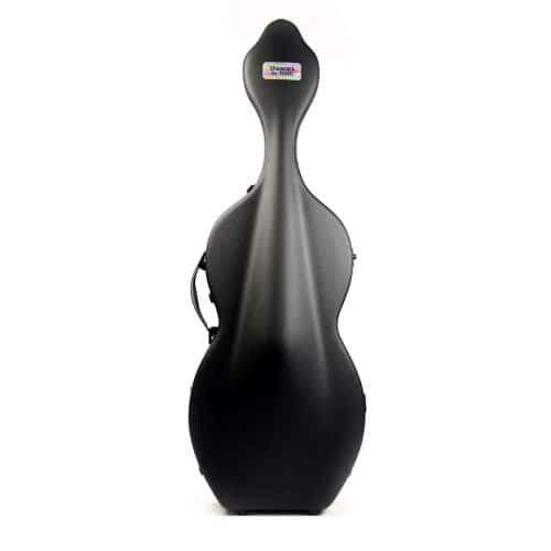 SHAMROCK HIGHTECH CELLO CASE WITH WHEELS - BLACK TEXTURED