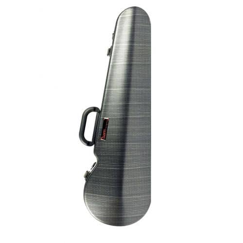 4/4 HIGHTECH CONTOURED VIOLIN CASE - BLACK LAZURE