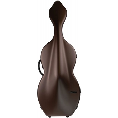 BAM Étui Violoncelle 4/4 Hightech Bonbon + Roues - Marron/Noir