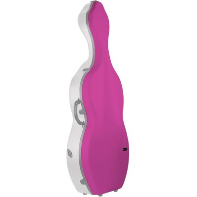 Étui Violoncelle 4/4 Hightech Bonbon + Roues - Violet/Blanc