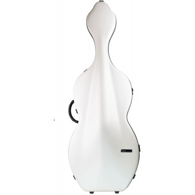 Hightech Candy 4/4 Cello Case + Wheels - White/Brown