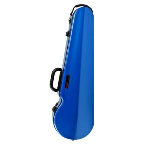 4/4 HIGHTECH CONTOURED VIOLIN CASE - AZURE BLUE