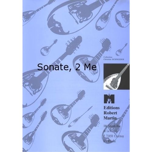 ROBERT MARTIN BARBELLA - SONATE, 2 MANDOLINES