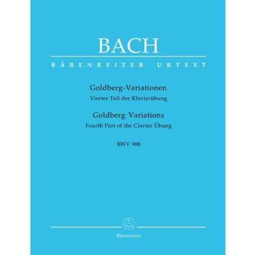 BACH J.S - VARIATIONS GOLDBERG BWV 988 - PIANO