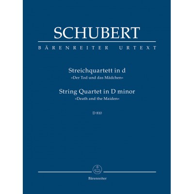 SCHUBERT F. - DEATH AND THE MAIDEN D 810 - SCORE