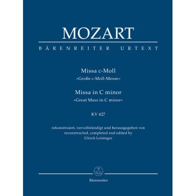 MOZART W.A. - MISSA IN C MINOR KV 427 - SCORE