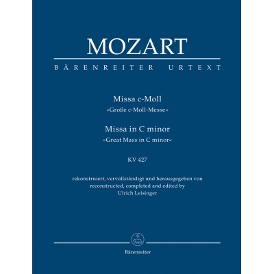 MOZART W.A. - MISSA IN C MINOR KV 427 - SCORE