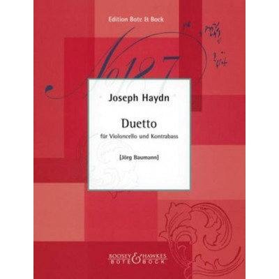  Haydn Joseph - Duetto - Violoncelle and Contrebasse