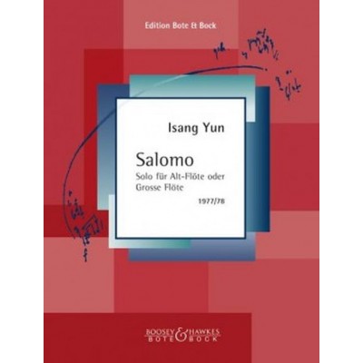 BOTE AND BOCK YUN ISANG - SALOMO - FLUTE (ALTO-FLUTE)