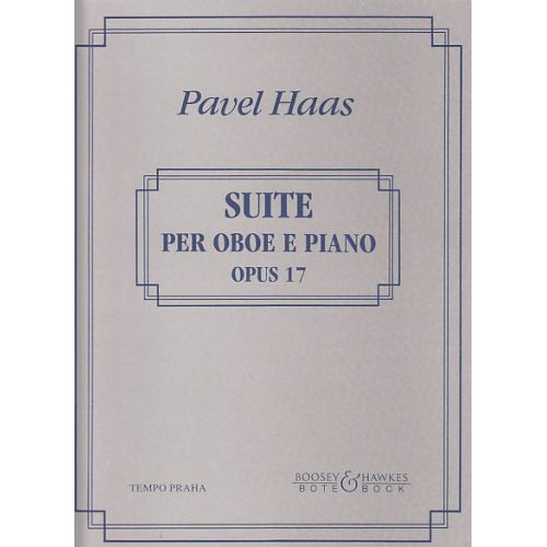 HAAS PAVEL - SUITE OP.17 - OBOE AND PIANO
