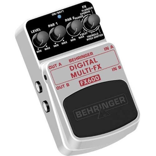 BEHRINGER FX FX600 PEDALE NUMERIQUE MULTI EFFET STEREO (GUITARE, BASSE, CLAVIER)