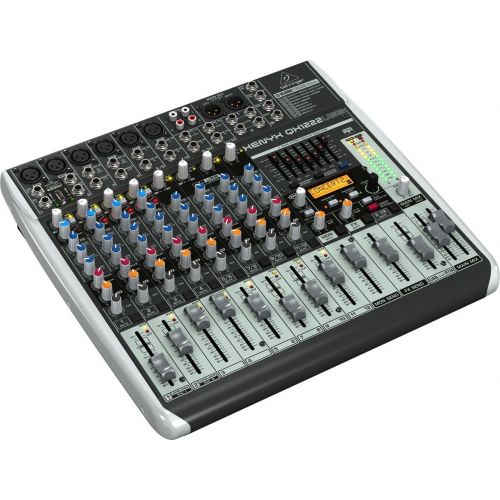 Behringer Xenyx Qx1222usb Console Table Mixer De Mixage Usb 12 Entrees Effets Klark Teknik Nouveaute