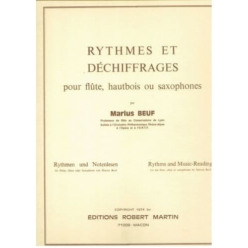 BEUF - RYTHMES ET DCHIFFRAGES