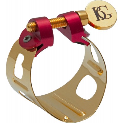 BG FRANCE LDS1 - SOPRANO SAXOPHONE LIGATURE DUO GOLD PLATED