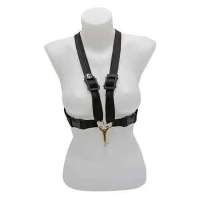 S44MSH - LADIES HARNESS ALTO / TENOR / BARITONE XL SIZE (METAL SNAP HOOK)