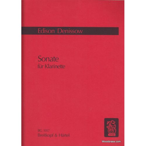 DENISSOW EDISON - SONATE POUR CLARINETTE SEULE