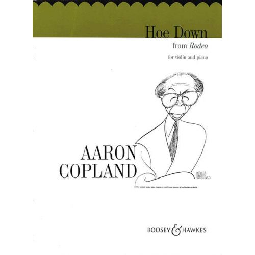 COPLAND A. - HOE DOWN - VIOLIN AND PIANO